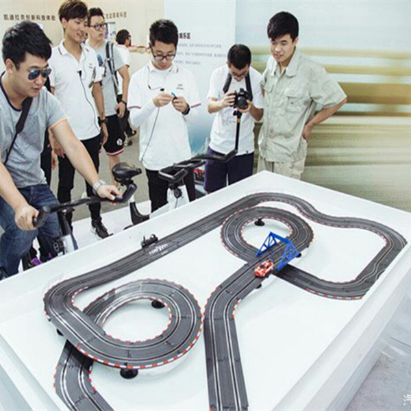 健身單車發電軌道賽車互動遊戲自行車發電帶軌道賽車宣傳活動工廠,批發,進口,代購