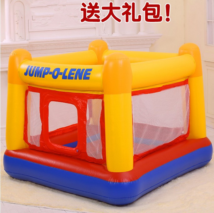 蹦床兒童傢用室內INTEX48260城堡跳跳床快樂海洋球池充氣玩具球池批發・進口・工廠・代買・代購