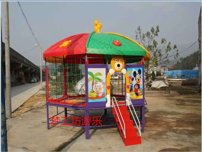 廠傢直銷幼兒園室外大型蹦蹦床 戶外遊樂兒童圓形跳跳床 蹦網配件批發・進口・工廠・代買・代購
