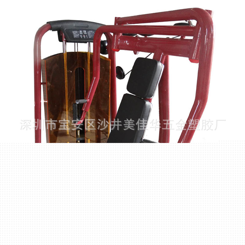 上海大型健身俱樂部傢庭別墅健身坐姿推胸訓練器配重72kg組合舉重批發・進口・工廠・代買・代購