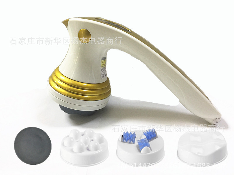 璐瑤無線充電海豚按摩棒器多功能全身振動揉捏頸椎肩腰腿部電動錘工廠,批發,進口,代購