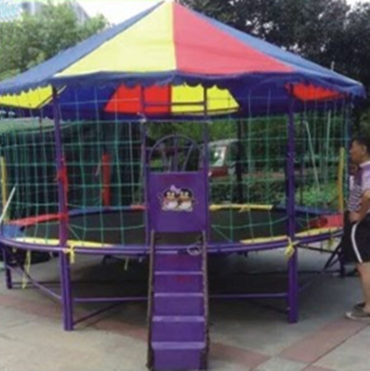 廠傢直銷幼兒園大型蹦蹦床 廣場地攤蹦床 定製個性蹦床 蹦床網麵工廠,批發,進口,代購