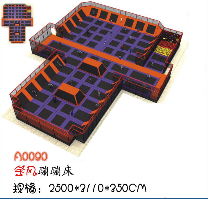廠傢直銷兒童遊樂設備 室內外大蹦床 大型彈跳設備蹦蹦床遊樂場工廠,批發,進口,代購