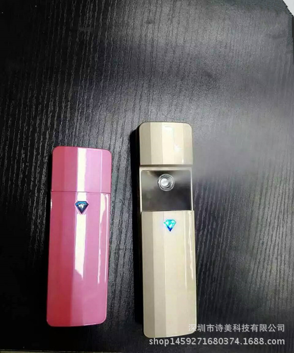 爆款納米噴霧補水機充電手持噴臉器冷噴器麵部加濕器加濕美顏器工廠,批發,進口,代購