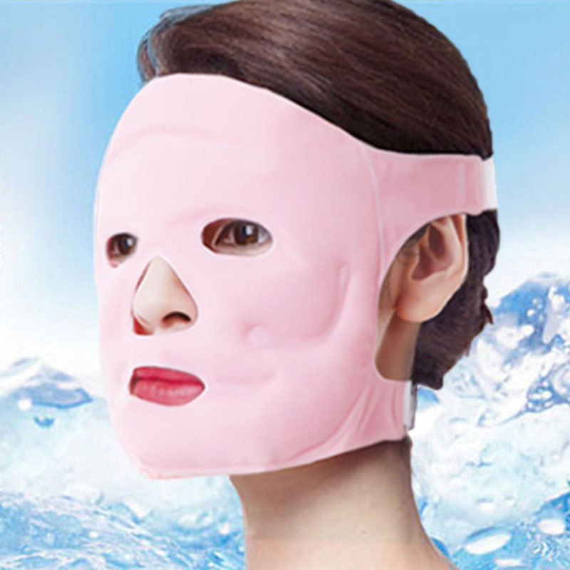 瘦臉部按摩器托瑪琳磁療保健麵罩 熱敷韓國美白臉塑造V臉美容麵膜工廠,批發,進口,代購