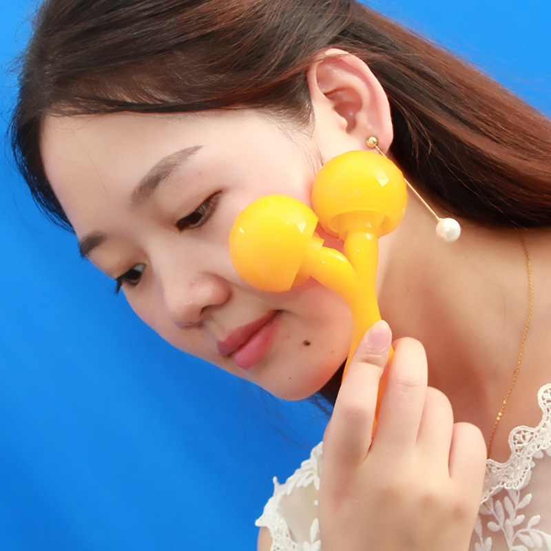 廠傢直銷3D手動滾輪瘦臉按摩器2輪塑形緊膚美容按摩機工廠,批發,進口,代購