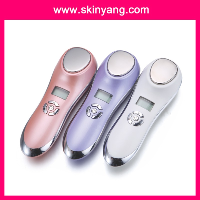 AP SKINYANG冷熱錘離子導入導出震動美容機器傢用美白排毒潔麵機工廠,批發,進口,代購
