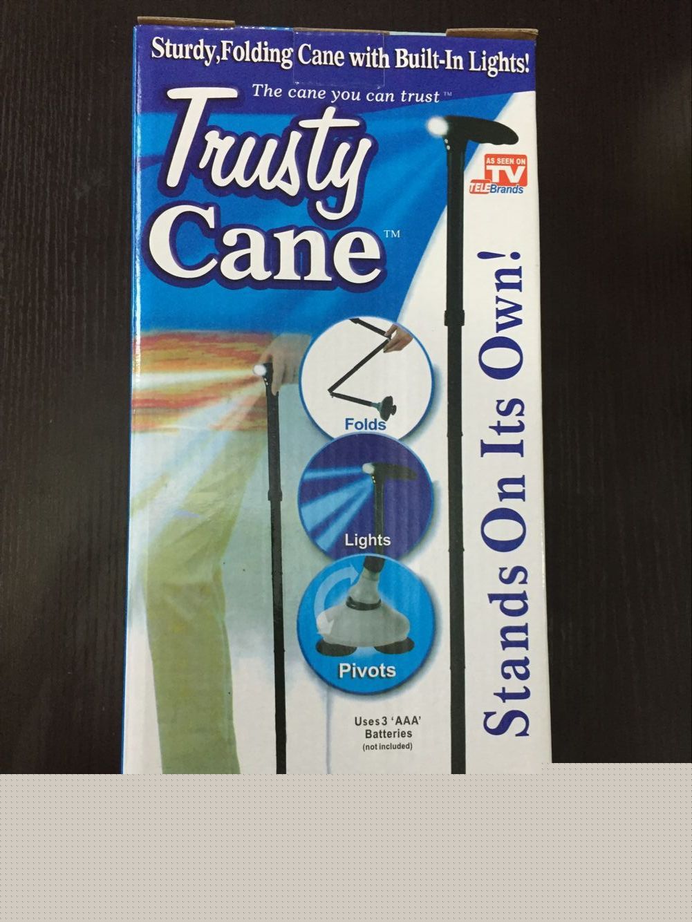 trusty cane 折疊拐杖 帶燈伸縮拐杖 不倒翁 magic cane廠傢直銷批發・進口・工廠・代買・代購