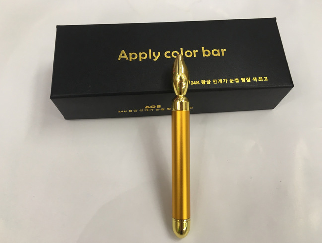 24k黃金紋繡專用導色棒 祛皺提拉瘦臉 Apply color bar震動按摩機批發・進口・工廠・代買・代購