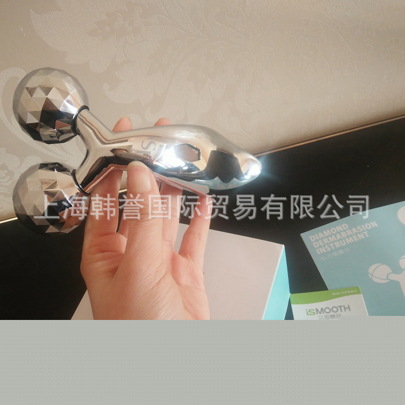 艾思慕膚鉆石微雕機3D塑肌機瘦臉手臂麵部淋巴雙下巴滾輪式美容棒工廠,批發,進口,代購