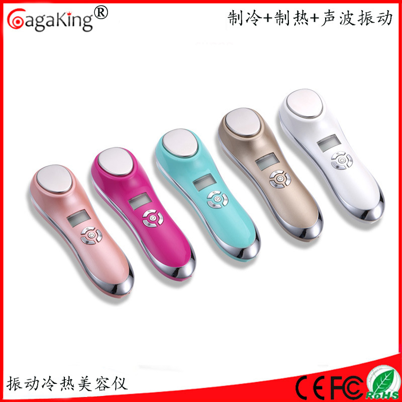 廠傢直銷gagaking震動冷熱美容機 柔膚冷熱錘 冷熱美膚機支持定製批發・進口・工廠・代買・代購