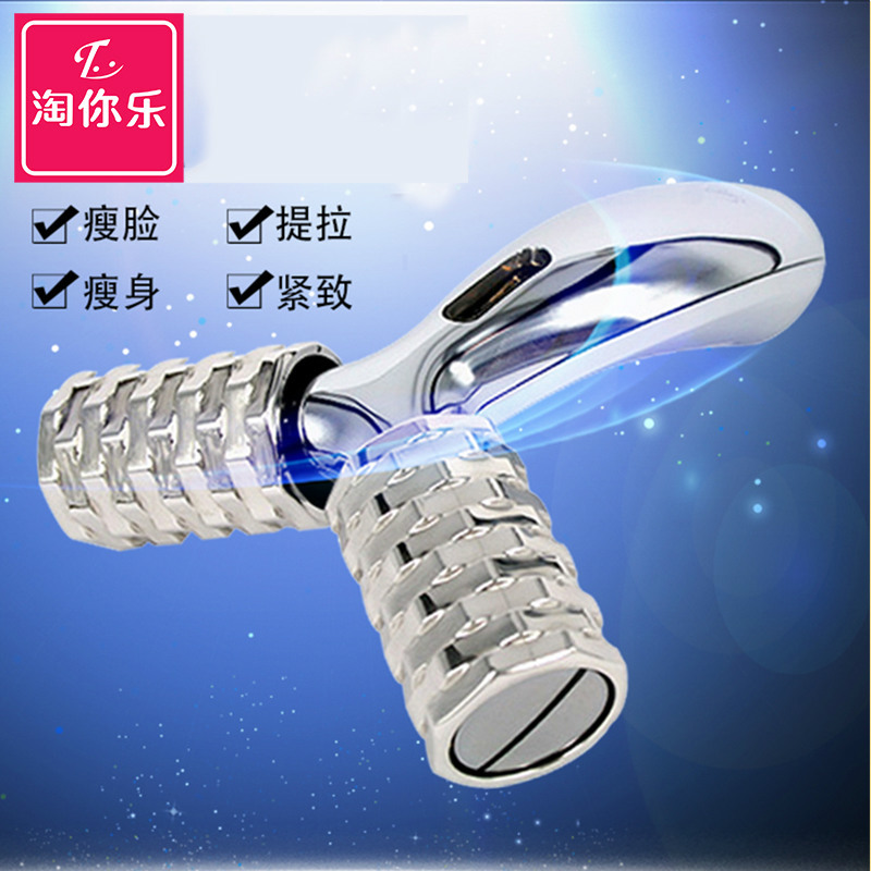 臉部按摩滾輪瘦臉器 美容緊膚機 3DV臉神器 Y型美顏器 一件代發工廠,批發,進口,代購