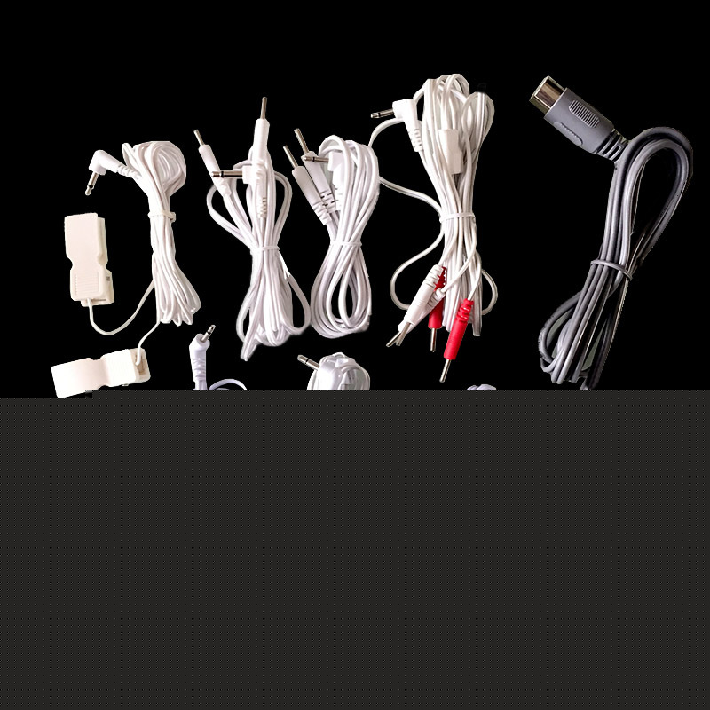 電極線扣式插針式1出2拖4箔銅線純銅 DIY自選電子按摩電療線配件工廠,批發,進口,代購