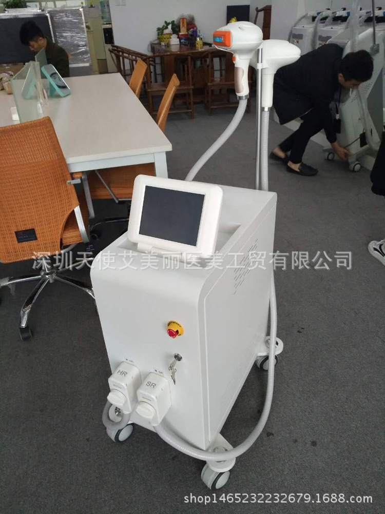 雙槍OPT脫毛機高效冰點無痛脫毛光子嫩膚精準祛斑美容機器工廠,批發,進口,代購