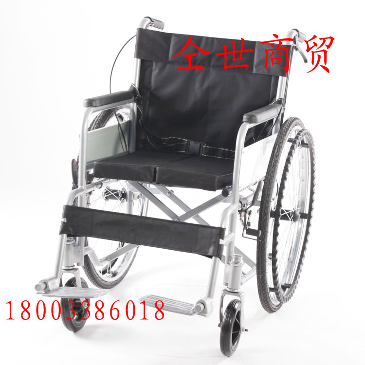 新品雙翻輪椅折疊輕便加厚鋼管/老人代步輪椅四剎車批發・進口・工廠・代買・代購