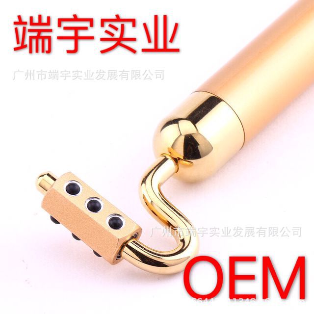 廠傢直供美容棒24K黃金按摩器高端電動按摩棒工廠,批發,進口,代購
