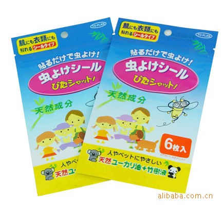 天然成分 驅蚊貼 防蚊貼 （6枚入）0.01批發・進口・工廠・代買・代購