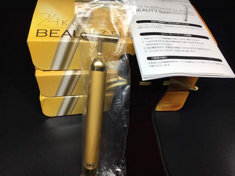 勤仁貿易BEAUTYBAR24K日本黃金棒護膚伴侶美容提拉緊致瘦臉祛皺工廠,批發,進口,代購