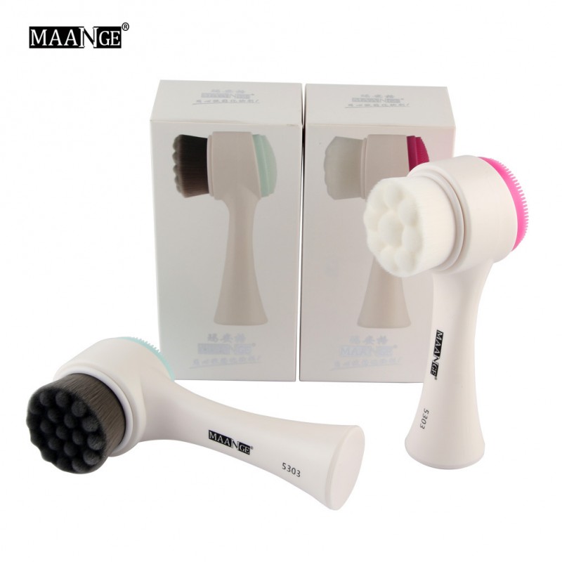 MAANGE瑪安格 3D雙麵多功能洗臉刷手工潔麵刷洗臉神器 去角質刷批發・進口・工廠・代買・代購