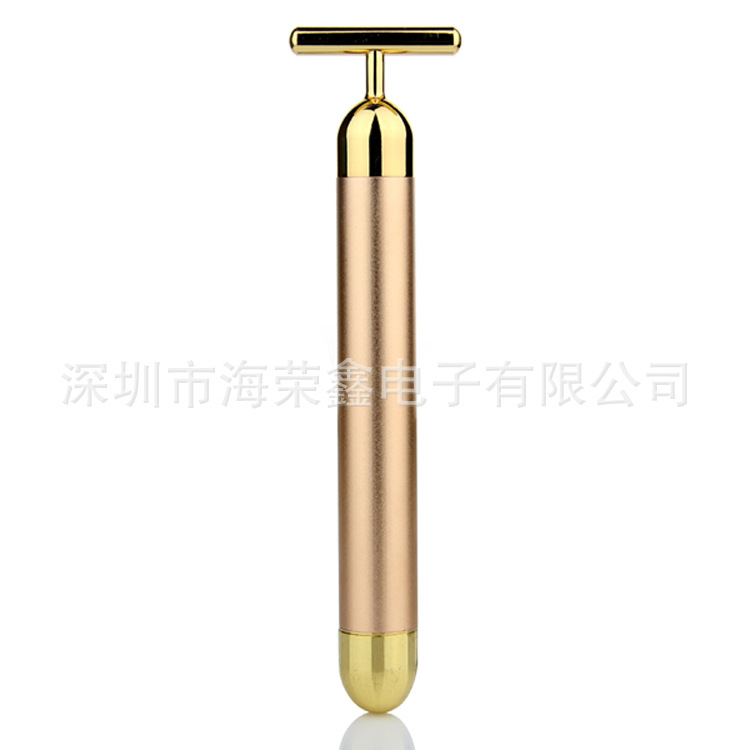 24K黃金美顏棒 V臉瘦臉機  提拉精致肌膚  按摩瘦臉器 工廠直銷工廠,批發,進口,代購