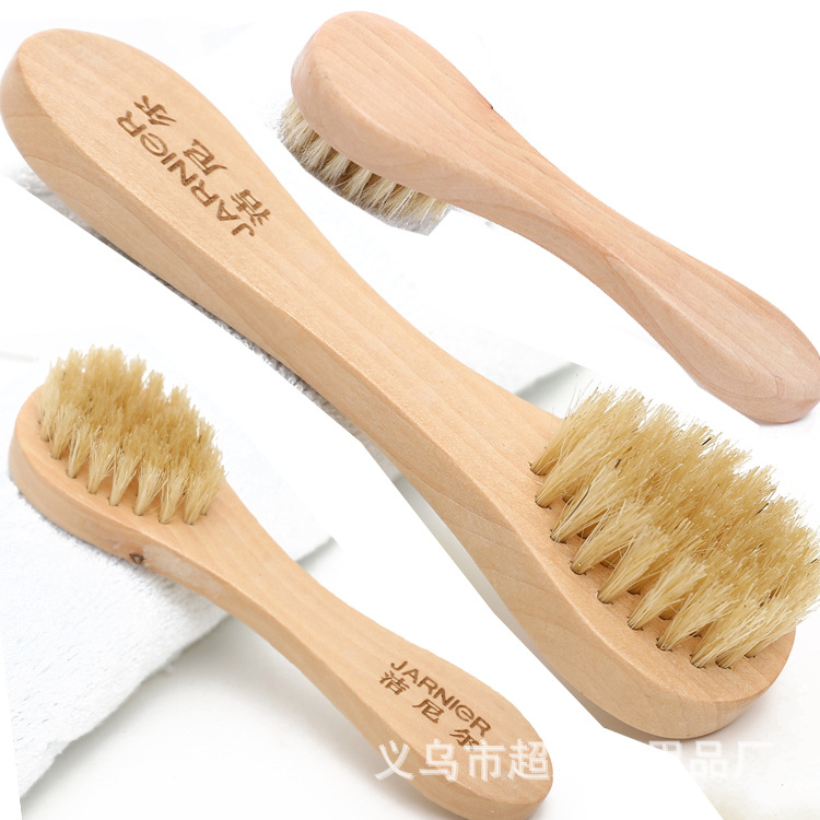 廠傢天然禾木豬鬃潔麵刷  深層清潔毛孔 易起泡 手工洗臉刷潔尼爾批發・進口・工廠・代買・代購