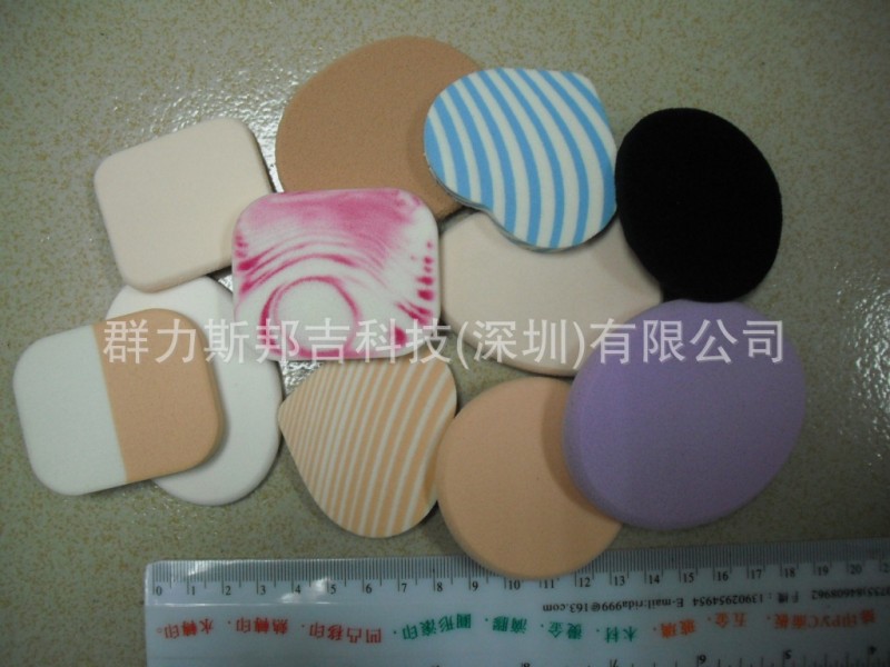 001超韌性柔軟洗臉撲 絲絨壓花洗臉撲 美容洗臉撲 洗臉海綿批發・進口・工廠・代買・代購