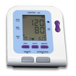 康泰臂式電子血壓計CONTEC08C 黑白屏 傢用電子血壓計工廠,批發,進口,代購