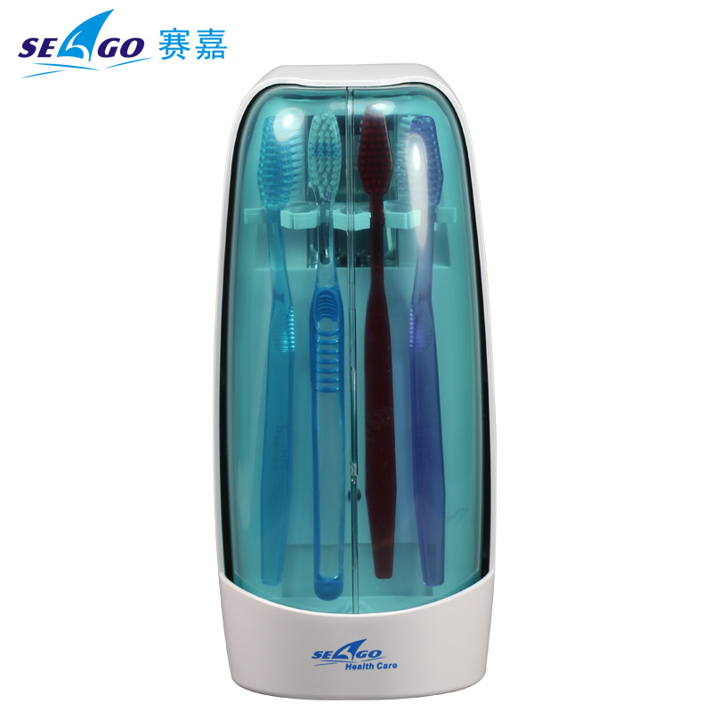 seago賽嘉 紫外線牙刷消毒器SG-129 雙開門傢庭裝帶烘乾吸盤批發・進口・工廠・代買・代購