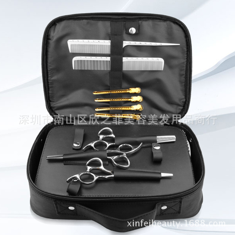 髮型師工具箱 理發店多功能剪刀包美發工具包剪發拉鏈手提電推包工廠,批發,進口,代購