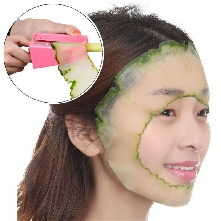 美容黃瓜青瓜麵膜切片器 美容工具diy麵膜黃瓜切片器 美容卷筆刀工廠,批發,進口,代購