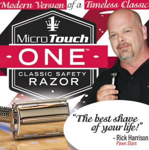 MICROTOUCH ONE微型觸摸一體機安全刮胡刀套裝 TV熱銷品 贈刀片工廠,批發,進口,代購