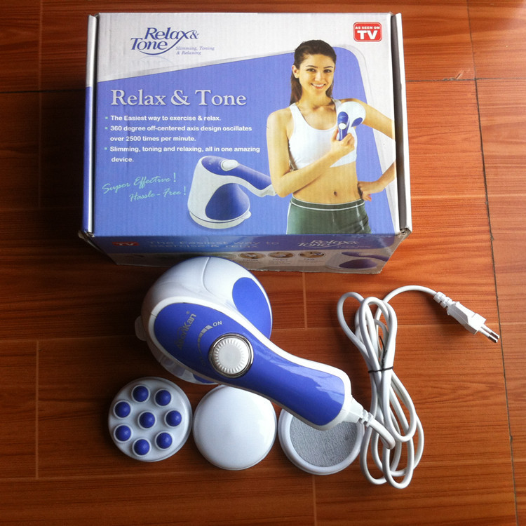 TV推脂 按摩器Relax Tone手持電動按摩器 碎脂按摩器 替換5個頭批發・進口・工廠・代買・代購