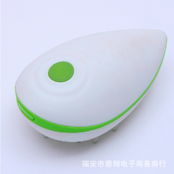迷你頭部按摩器 電動按摩梳 防靜電促循環頭部 頭皮按摩批發・進口・工廠・代買・代購