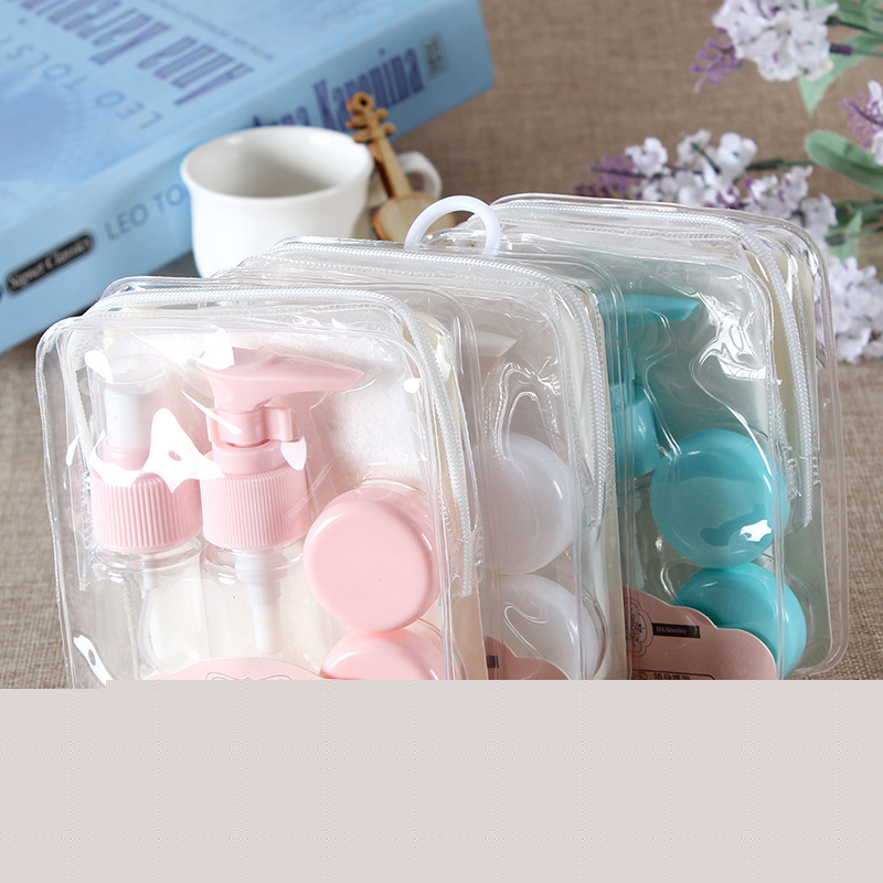 旅行出差必備 芬齡塑料空瓶子套裝 化妝品分裝瓶 按壓乳液瓶噴瓶工廠,批發,進口,代購