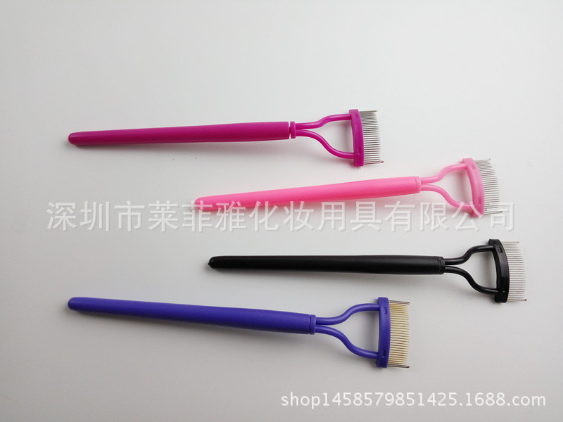 廠傢直銷 加工 定製 鋼針眉梳 化妝工具 睫毛梳 半弧形 爆款工廠,批發,進口,代購