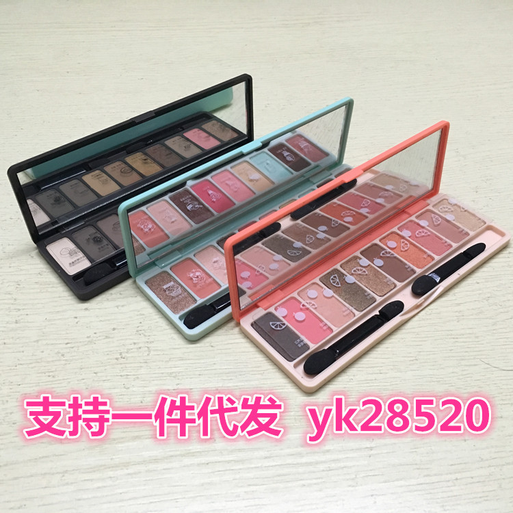 2016春季新品西柚咖啡冰淇淋小屋十色眼影盤三色現貨工廠,批發,進口,代購