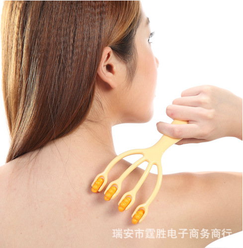 四爪全身按摩滾輪手抓五指滾輪按摩器材美體保健養生廠傢批發・進口・工廠・代買・代購