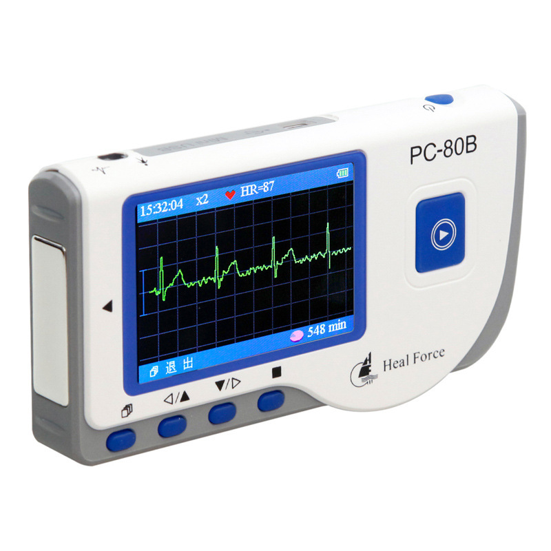 力康愛心寶快速心電檢測機PC-80B彩色新款持續監測600分工廠,批發,進口,代購