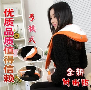 正品舒沁按摩披肩 頸肩樂 肩頸捶 打頸椎按摩器 頸部肩部腰部背部批發・進口・工廠・代買・代購