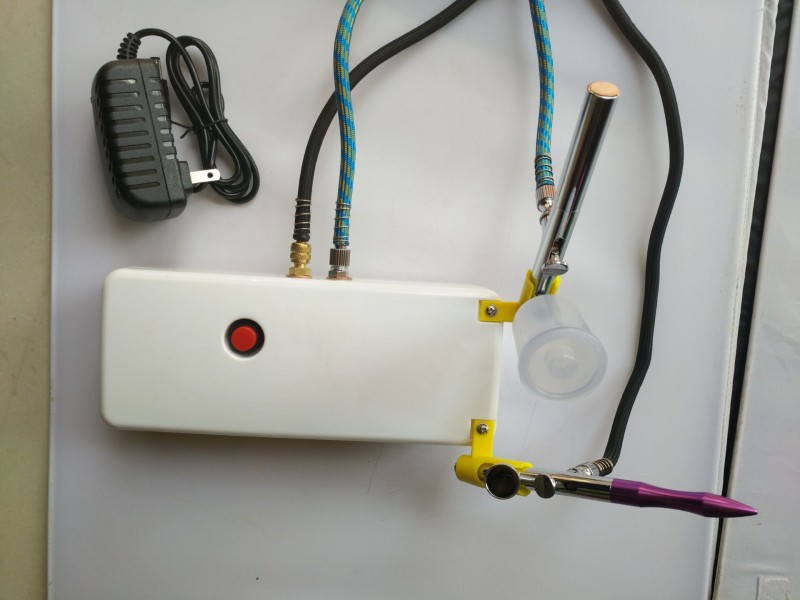 美容註氧機氣泵噴筆套裝自動停機大功率帶電池噴繪機工廠,批發,進口,代購
